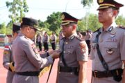 Kapolres Bintan Pimpin Upacara serah terima Wakapolres, Kabagren dan Kasat Reskrim.