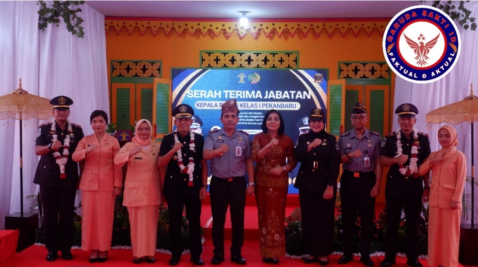 Serah Terima Kepala Rutan Pekanbaru, Bastian Manalu Resmi Gantikan Subakdo Wulandoro