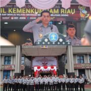 Peringati Hari Kesaktian Pancasila, Lapas Narkotika Rumbai Ikuti Upacara Pada Kanwil Kemenkumham Riau 