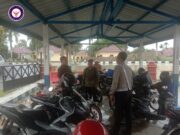 Sasar Masyarakat di Parkiran, Satlantas Beri Edukasi Tertib Berlalulintas dan Pesan Pilkada Damai