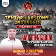 Dirgahayu TNI ke-79: TNI Modern Bersama Rakyat, Siap Mengawal Suksesi Kepemimpinan Nasional untuk Indonesia Maju