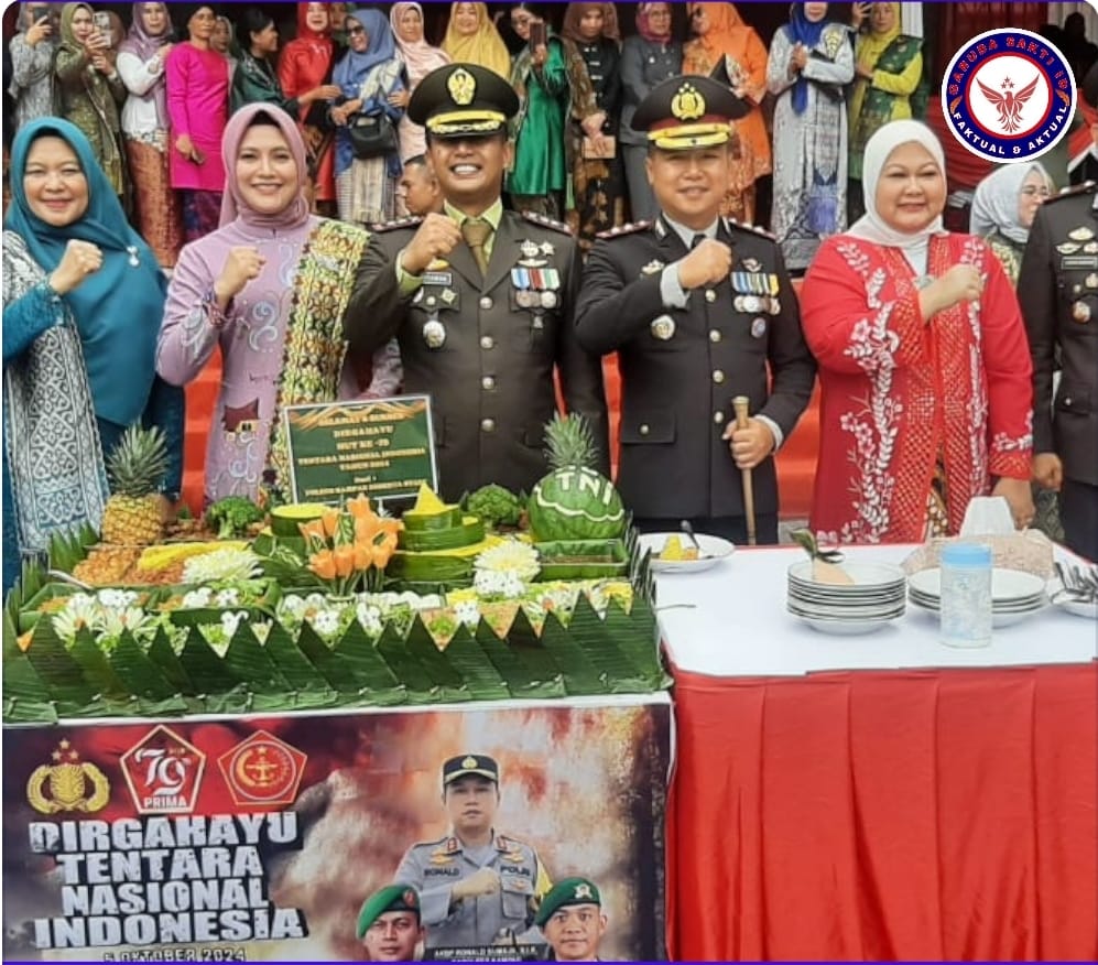 Di Hari Jadi TNI ke-79, Kapolres Kampar Berikan Surprise ke Dandim 0313/KPR Dan Berharap Pilkada Berjalan Damai