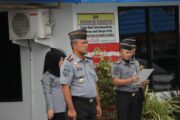 Langkah Baru Semangat Baru, Perdana Kalapas Pekanbaru Pimpin Apel Pagi
