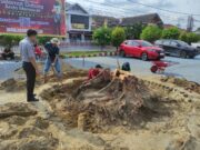 BERBENAH LAGI, LAPAS KELAS II A PEKANBARU LAKUKAN PERAWATAN BANGUNAN
