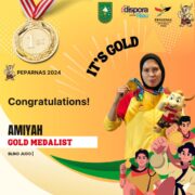 Kalahkan Peraih Emas Papua 2021,  Amiyah, Pejudo Riau Sabet Emas di Peparnas Solo