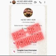 Beredar Akun WhatsApp Palsu Atas Nama Plt Kepala Dinas Pendidikan Provinsi Riau, Edi Rusma Dinata