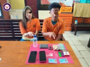 Sepasang Kekasih Terlibat Narkoba, di Tangkap di Kamar Kontrakan oleh Polsek Tapung