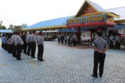 Perkuat Kedisiplinan Pegawai Sebagai Kunci Pelayanan Prima, Pesan Kepala KPLP Pekanbaru Dalam Apel Pagi