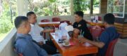 Kanit Reskrim Polsek Tambusai Marta kusuma Cooling System Dengan Insan Pers Media Online