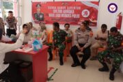 Suasana Pilkada damai Polres Kampar lakukan Bansos Donor darah Dalam Rangka Hari Jadi ke-73 Humas Polri