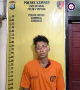 Ancam Supir Truk CPO Gunakan Senjata Tajam, Pelaku Tak Berkutik Ditangkap Satreskrim Polres Kampar