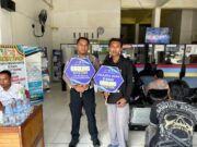 Satlantas Polres Kampar Imbau Tidak Golput di Pemilu 2024 di Samsat Tapung 