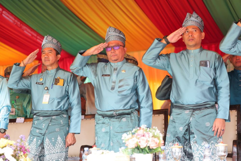 Apel Memperingati HUT ke-25 Kabupaten Siak Berlangsung Penuh Khidmat