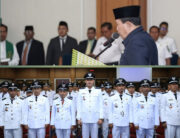 Implementasi Undang-Undang Nomor 3 Tahun 2024, Bupati Rohul Kukuhkan 131 Kades