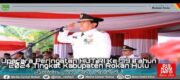 Upacara HUT RI Ke 79 Tingkat Kab. Rohul, Bupati Sukiman Ajak Generasi Muda Jaga Persatuan