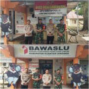 Polres Kuansing dan TNI Patroli Sinergitas Dengan Pengecekan Personel Pengamanan Bawaslu Dalam Rangka OMP Lancang Kuning 2024