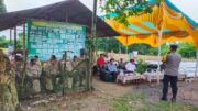 Polres Kuansing Luncurkan Program Ketahanan Pangan di Desa Seberang Taluk Hilir Melalui Zoom Meeting