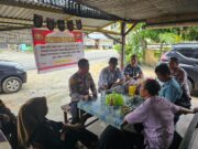 Cooling System Bersama Jajaran, Kapolsek Kampar Kiri Hilir Tukar Pikiran Bersama Warganya