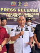 PENGGELEDAHAN GABUNGAN DAN TES URINE BERSAMA TNI, POLRI DAN BNN DI LAPAS KELAS IIB TELUK KUANTAN