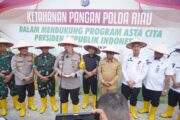 PJ. Bupati Kampar Hadiri Kick Off Ketahanan Pangan Polda Riau