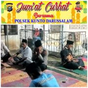 Raih Kepercayaan Masyarakat, Personil Polsek Kuntodarussalam Rutin Gelar Jum’at Curhat