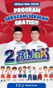 H. Bistamam dan Jhony Charles Janji Gratiskan Seragam, Akselerasi Pendidikan Rokan Hilir untuk Masa Depan yang Lebih Cerah