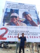 Spanduk “Ganti Bupati” di Sidomulyo ujung tanjung Tanda Dukungan Warga untuk Paslon Bijak
