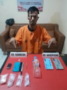 Ditangkap Satresnarkoba Polres Kampar, Warga Desa Merangin Ditangkap 