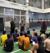 Rutan Kelas I Pekanbaru dan Koramil Tenayan Raya Gelar Razia Kamar Hunian Warga Binaan
