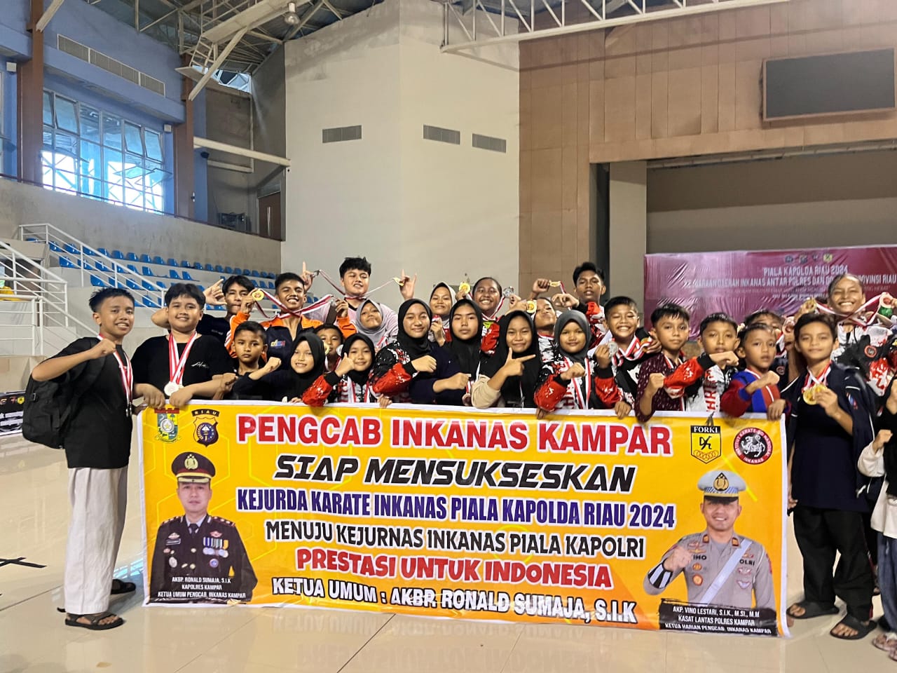 Kontingen Inkanas Polres Kampar Raih Juara Umum 1, Kapolres Ucapkan Selamat dan Rasa Bangga