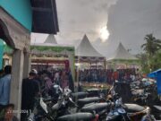 Diguyur Hujan Tak Menguragi Semangat Ribuan Masyarakat Kep.T.Leban Kec.Kubu hadiri dalam Kampanye BIJAK