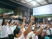 Semarak Kampanye Dialogis Paslon Bupati Rohil, H. Bistamam-Jhonny Charles di Bagan Sinembah