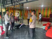 Pamatwil Polda Riau Cek Langsung Kesiapan TPS Jelang Kunjungan Forkopimda di Bangkinang Kota