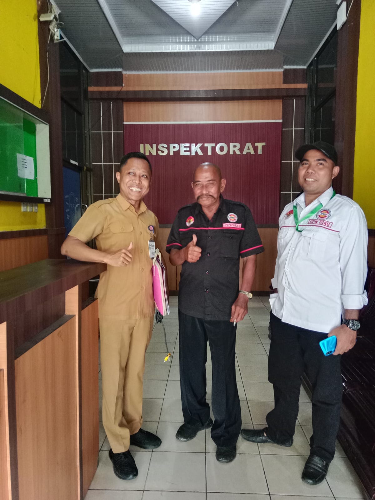 JPKP Riau Berkunjung ke Inspektorat Pelelawan,Tentang Anggaran Dana Desa yang tidak sesuai dan tidak Tepat Sasaran