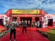 Pospam Lapangan Mardeka Bangkinang Gelar Apel Kesiapsiagaan, Polres Kampar Siap Amankan Natal dan Tahun Baru, Himbau Masyarakat Tetap Waspada
