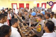 Polres Kampar Gelar Apel Pemeriksaan Senpi dan Amunisi, Tekankan Pentingnya Profesionalisme dan Kepatuhan dalam Penggunaan Senjata Api