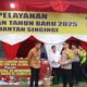 Kapolres Kuansing Dampingi Kadiskes Provinsi Riau Dalam Kunjungan Ke Pos Yan Tugu Cerano Ops Lilin LK 2024