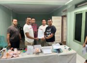 TNI Dan Sat Resnarkoba Polres Rokan Hulu Amankan 4 (Empat) Pelaku Beserta Barang Bukti Narkotika Jenis Sabu