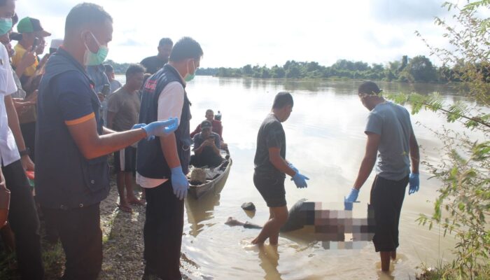 Misteri Mayat Mengapung di Sungai Kampar, Korban Diduga Tenggelam