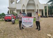 Polsek Rambah Jamin Keamanan Ibadah Minggu di Wilayah Hukum Rokan Hulu
