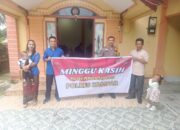 Polsek Perhentian Raja Gelar Minggu Kasih, Patroli Gereja dan Sampaikan Himbauan Keamanan kepada Warga