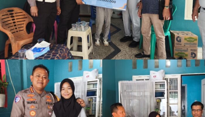 GERAK CEPAT DIRLANTAS POLDA RIAU & JASA RAHARJA KUNJUNGI KORBAN LAKA LANTAS