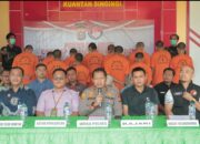 Press Release Polres Kuansing Ungkap Kasus Narkoba dan Pemusnahan Barang Bukti