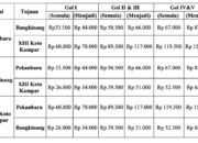 Berlaku 15 Januari: Tarif Tol Pekanbaru-XIII Koto Kampar Naik, Cek Rinciannya!