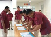 Lapas Narkotika Kelas IIB Rumbai Gelar Penandatanganan Perjanjian Kinerja
