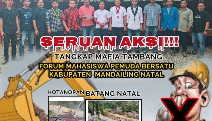Sejumlah Elemen Ragukan Komitmen Kapolres Madina Tuntaskan kasus PETI Hutabargot