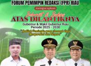 Resmi Dilantik, Ketua FPR Menunggu Gerakan Hebat Melalui Tangan Dingin Abdul Wahid – SF Hariyanto