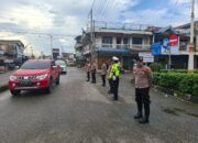 Polres Rokan Hulu Gelar Pengamanan Pasar Ramadhan Di Wilayah Pasirpengaraian