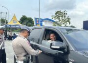 Tekan Laka lantas di Jl. TOL Permai Tim Gabungan Lakukan Penertiban Odol