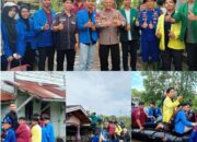 BEM Sekota Pekanbaru dan Polda Riau Bantu Korban Banjir di Kampung Nelayan